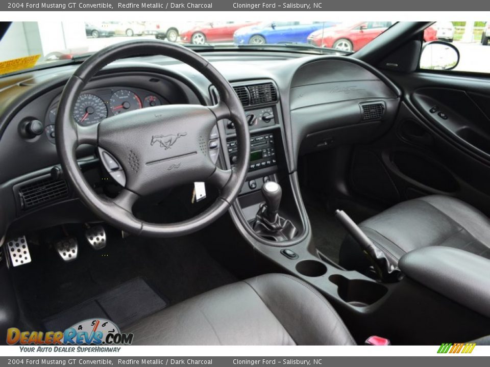 Dark Charcoal Interior - 2004 Ford Mustang GT Convertible Photo #19