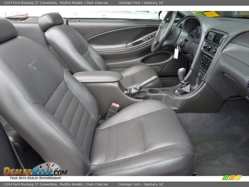 Dark Charcoal Interior - 2004 Ford Mustang GT Convertible Photo #22