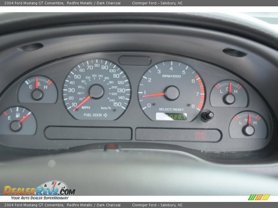 2004 Ford Mustang GT Convertible Gauges Photo #29