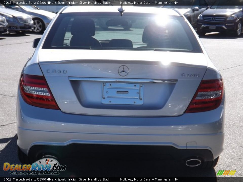 2013 Mercedes-Benz C 300 4Matic Sport Iridium Silver Metallic / Black Photo #4