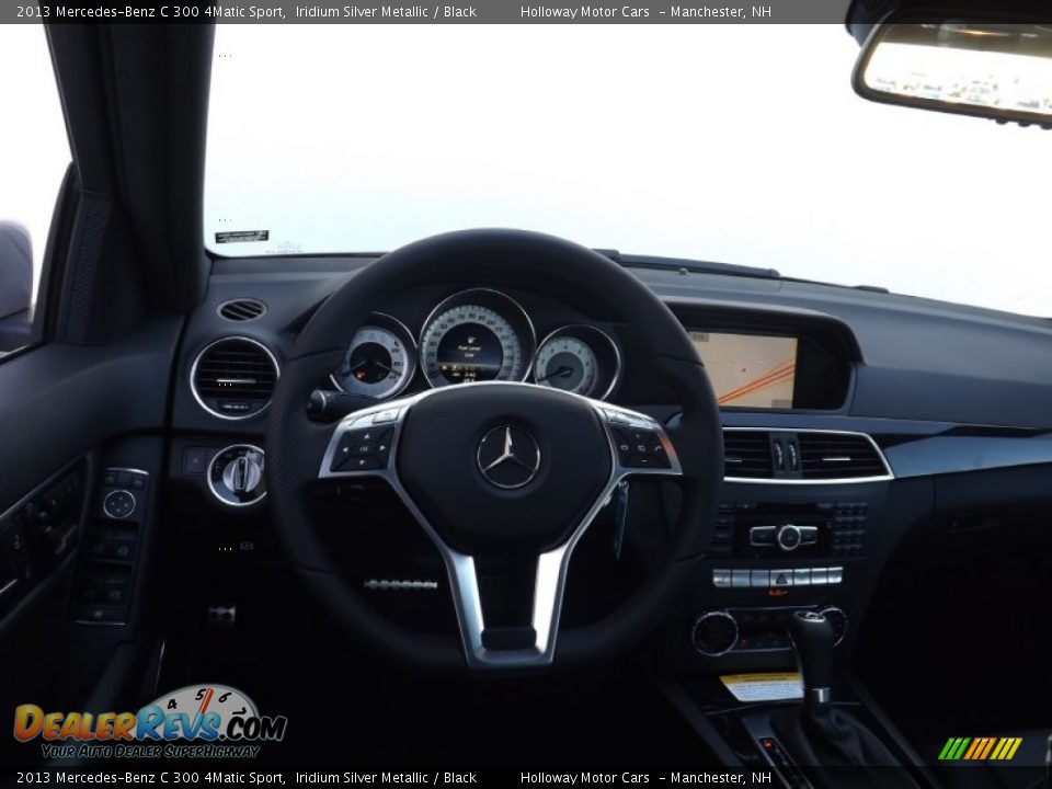 2013 Mercedes-Benz C 300 4Matic Sport Iridium Silver Metallic / Black Photo #7