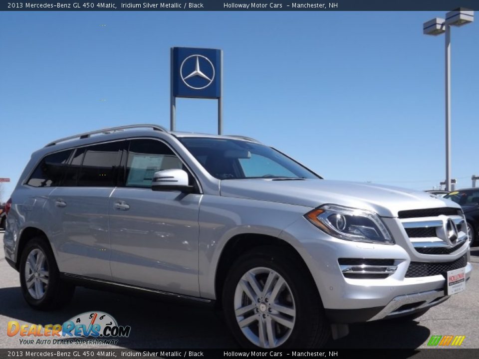 2013 Mercedes-Benz GL 450 4Matic Iridium Silver Metallic / Black Photo #3