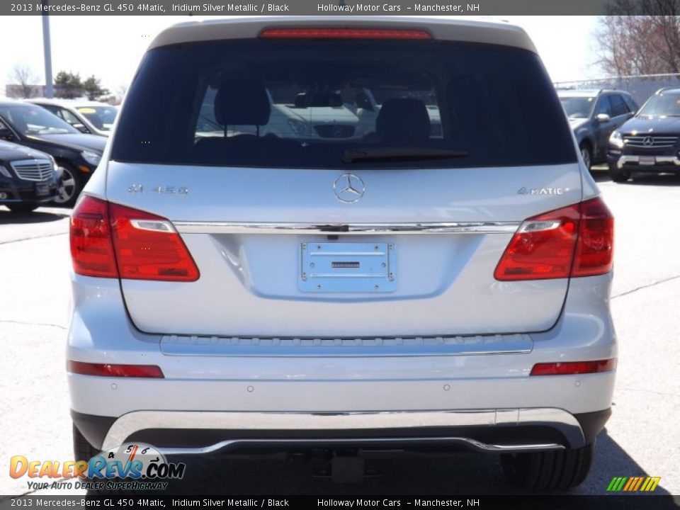 2013 Mercedes-Benz GL 450 4Matic Iridium Silver Metallic / Black Photo #4