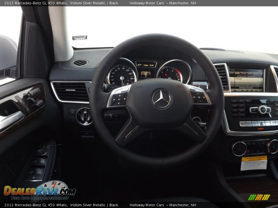 2013 Mercedes-Benz GL 450 4Matic Iridium Silver Metallic / Black Photo #9