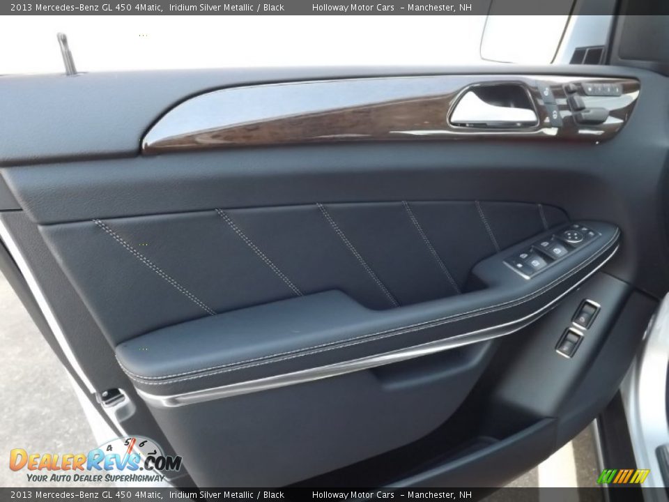 2013 Mercedes-Benz GL 450 4Matic Iridium Silver Metallic / Black Photo #14