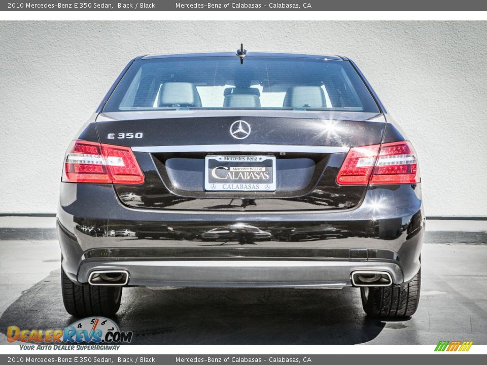 2010 Mercedes-Benz E 350 Sedan Black / Black Photo #3