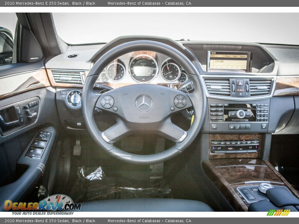 2010 Mercedes-Benz E 350 Sedan Black / Black Photo #4
