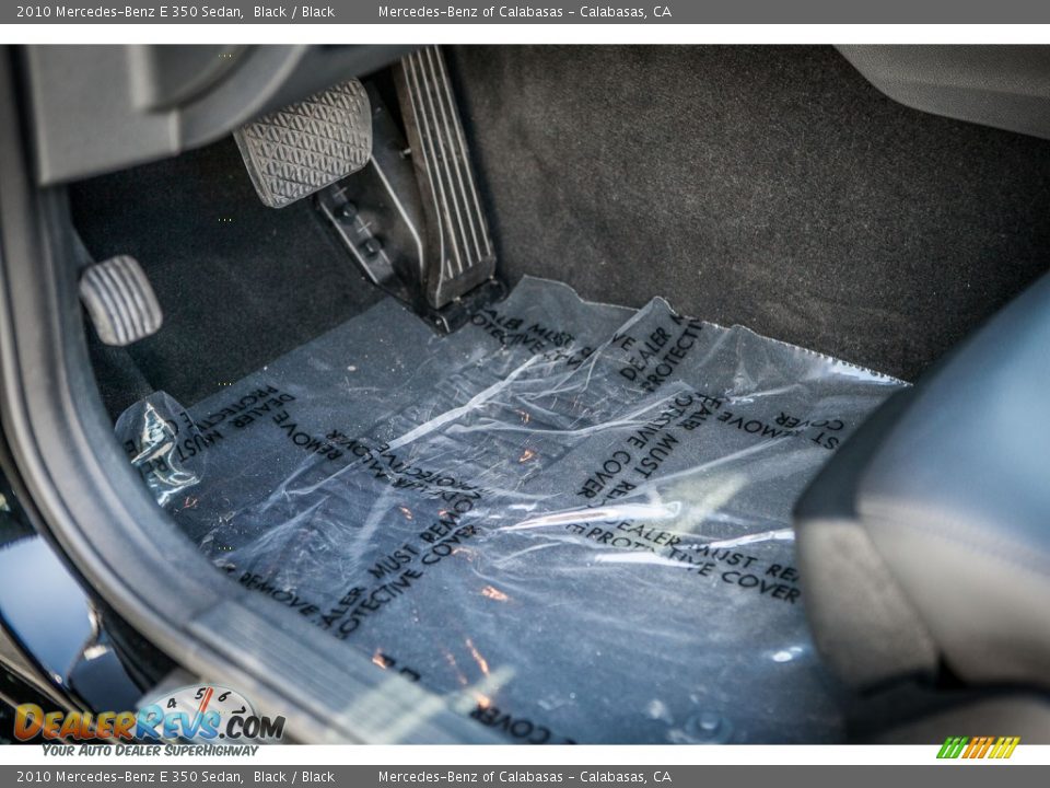 2010 Mercedes-Benz E 350 Sedan Black / Black Photo #6