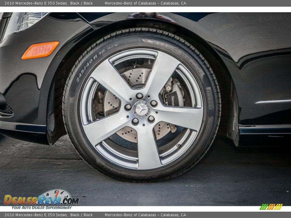 2010 Mercedes-Benz E 350 Sedan Black / Black Photo #8