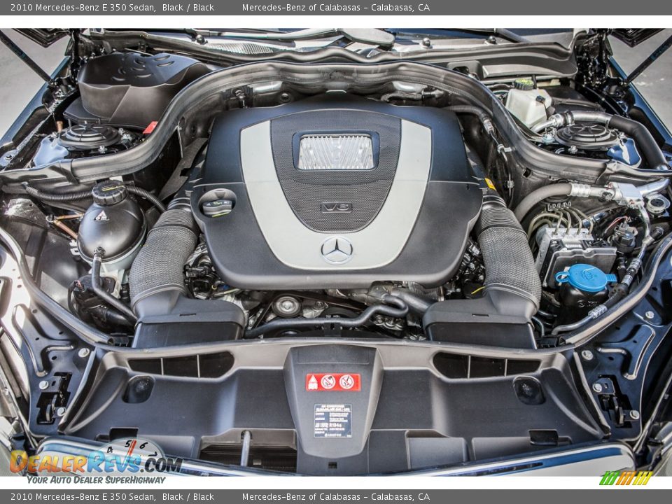 2010 Mercedes-Benz E 350 Sedan Black / Black Photo #9