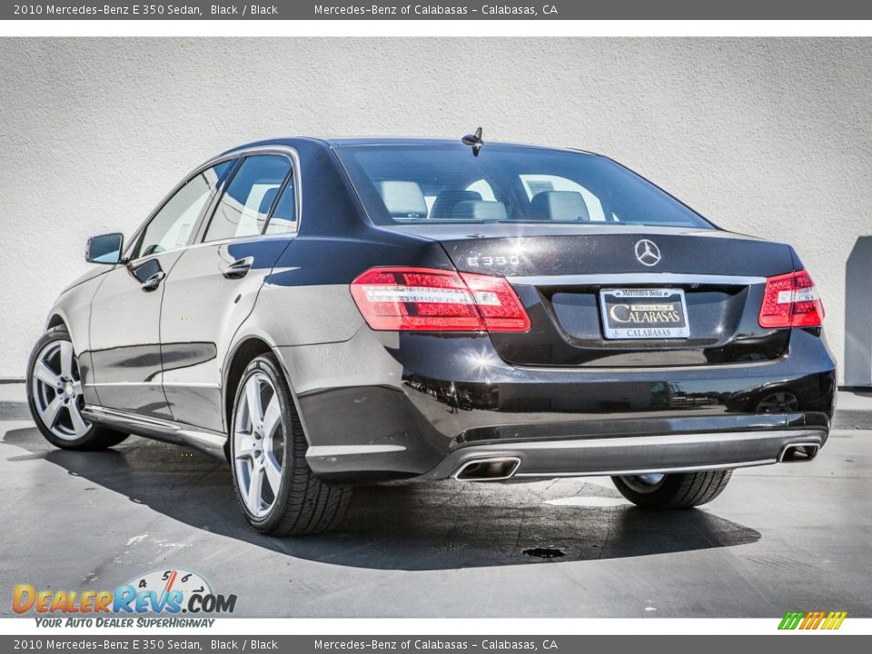 2010 Mercedes-Benz E 350 Sedan Black / Black Photo #10