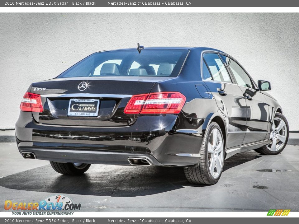 2010 Mercedes-Benz E 350 Sedan Black / Black Photo #14