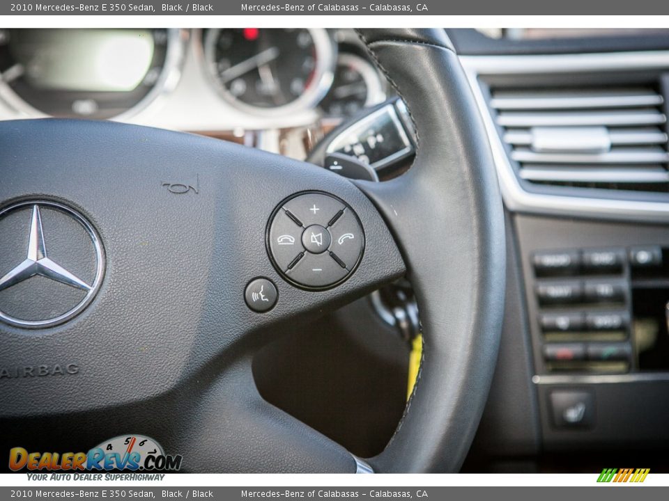 2010 Mercedes-Benz E 350 Sedan Black / Black Photo #16
