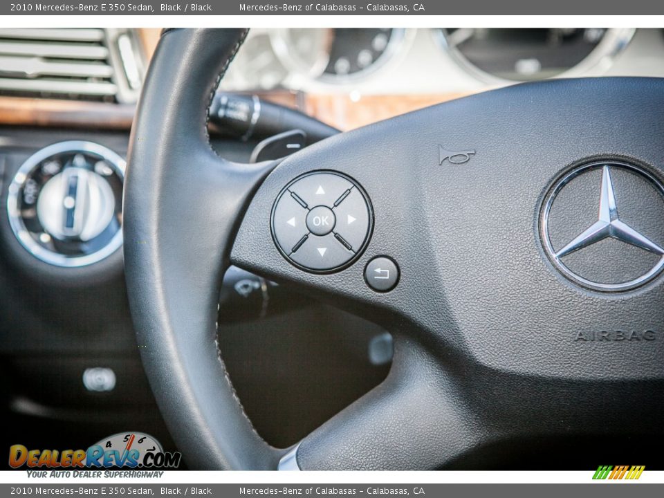 2010 Mercedes-Benz E 350 Sedan Black / Black Photo #17