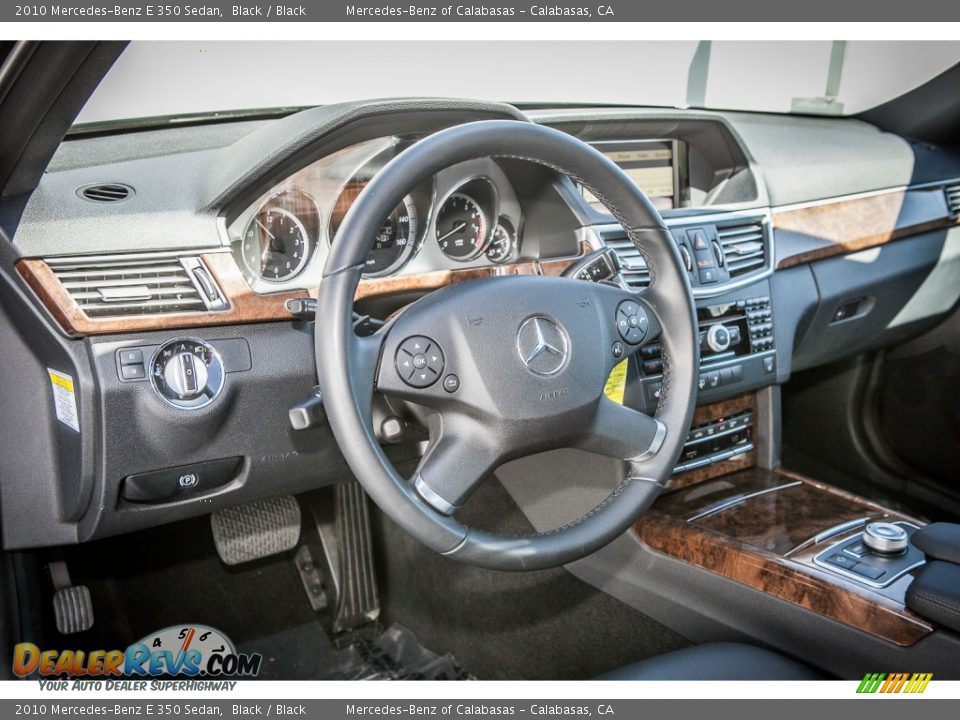 2010 Mercedes-Benz E 350 Sedan Black / Black Photo #18