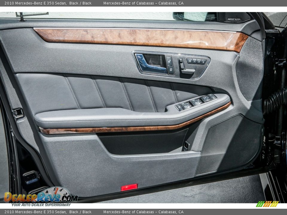 2010 Mercedes-Benz E 350 Sedan Black / Black Photo #19