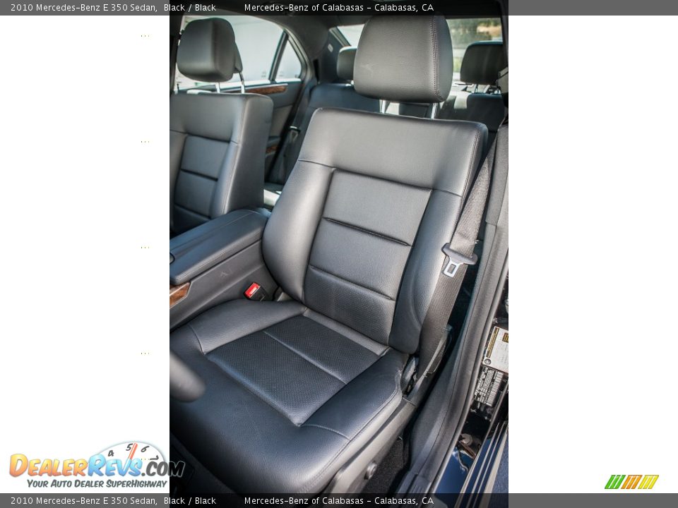 2010 Mercedes-Benz E 350 Sedan Black / Black Photo #21