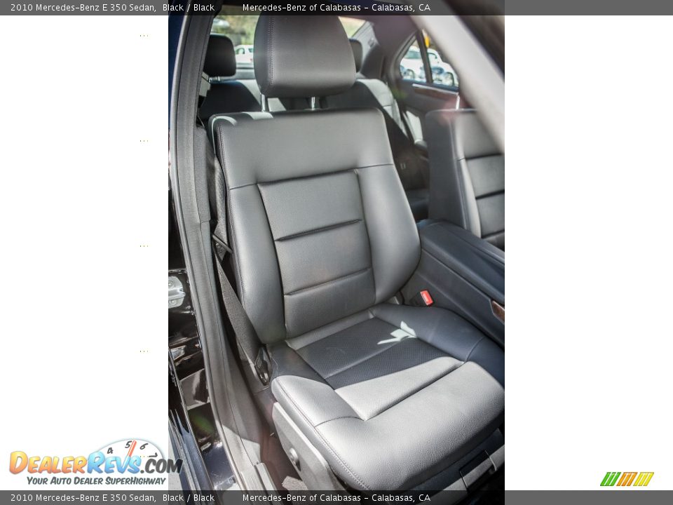 2010 Mercedes-Benz E 350 Sedan Black / Black Photo #25