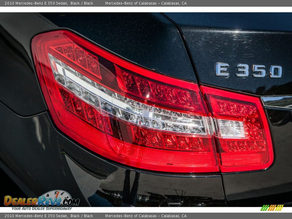 2010 Mercedes-Benz E 350 Sedan Black / Black Photo #29