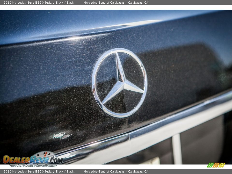 2010 Mercedes-Benz E 350 Sedan Black / Black Photo #30