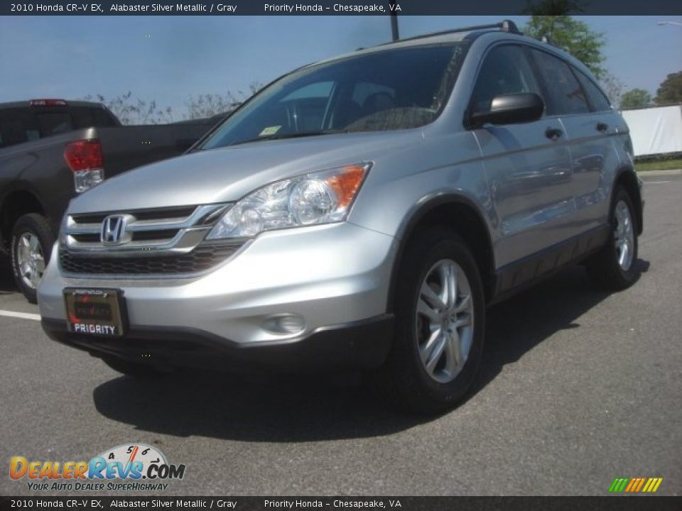 2010 Honda CR-V EX Alabaster Silver Metallic / Gray Photo #1