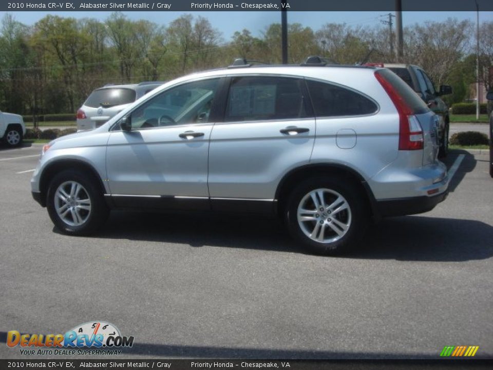 2010 Honda CR-V EX Alabaster Silver Metallic / Gray Photo #3