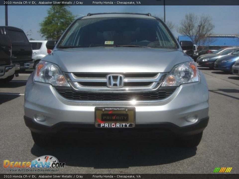 2010 Honda CR-V EX Alabaster Silver Metallic / Gray Photo #7