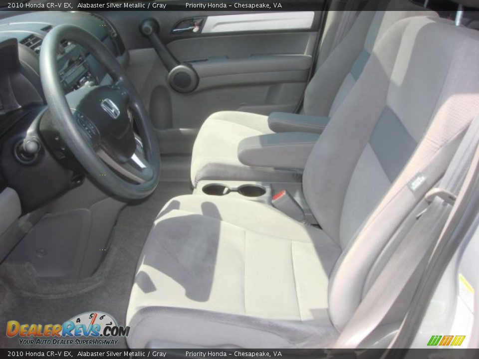 2010 Honda CR-V EX Alabaster Silver Metallic / Gray Photo #8