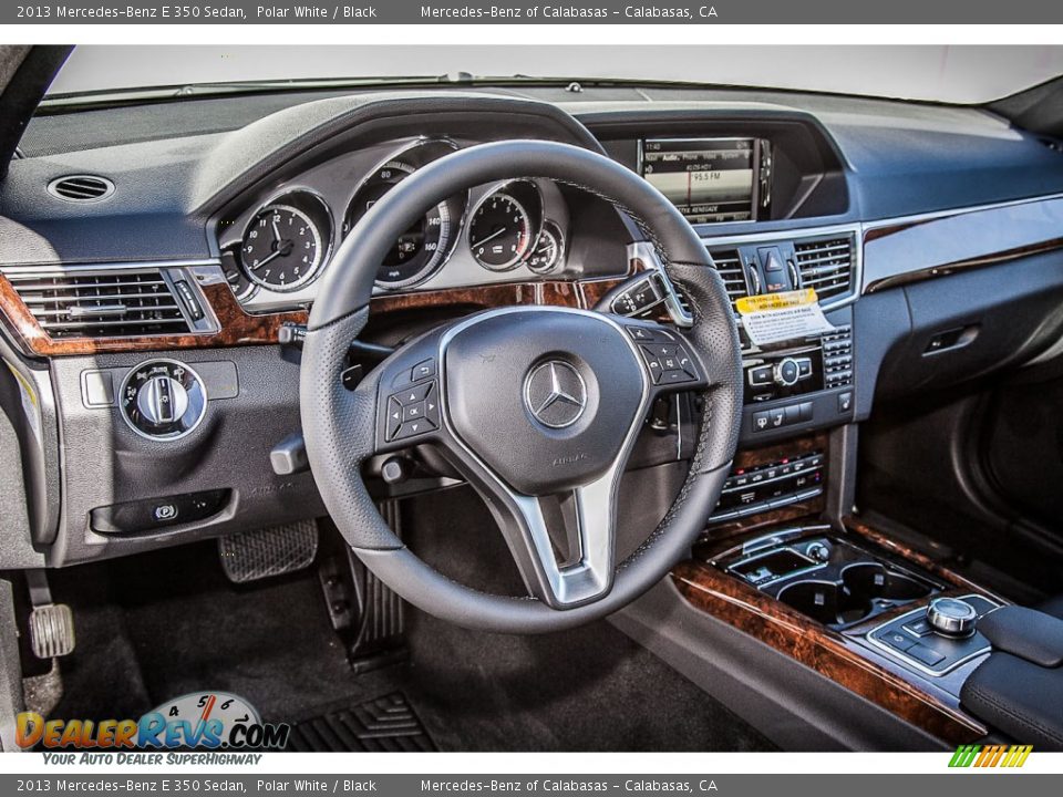 2013 Mercedes-Benz E 350 Sedan Polar White / Black Photo #5