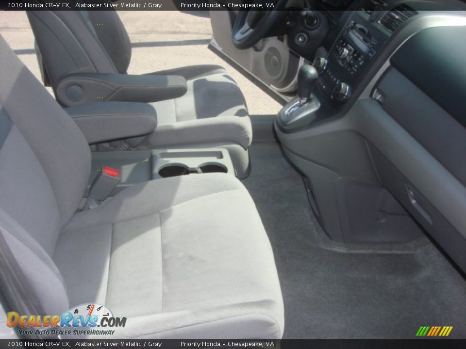 2010 Honda CR-V EX Alabaster Silver Metallic / Gray Photo #13