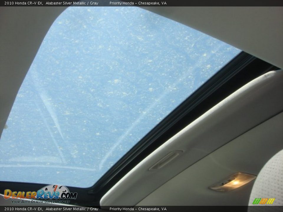 2010 Honda CR-V EX Alabaster Silver Metallic / Gray Photo #14