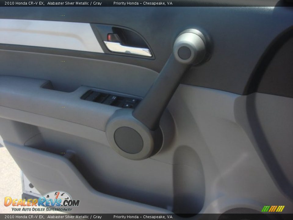 2010 Honda CR-V EX Alabaster Silver Metallic / Gray Photo #15