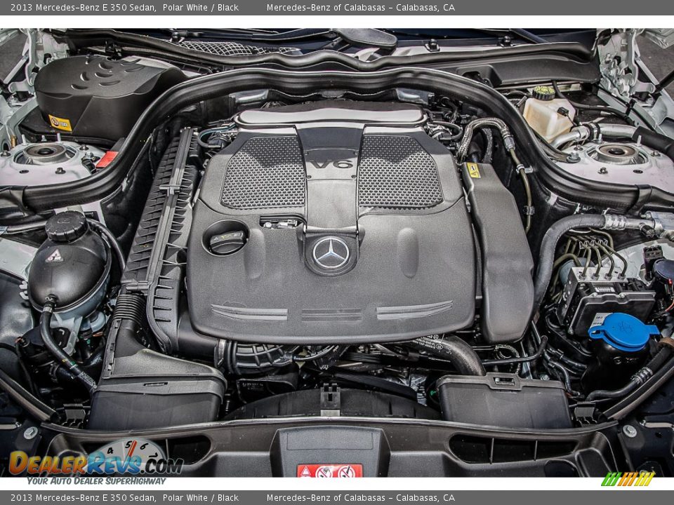 2013 Mercedes-Benz E 350 Sedan Polar White / Black Photo #9