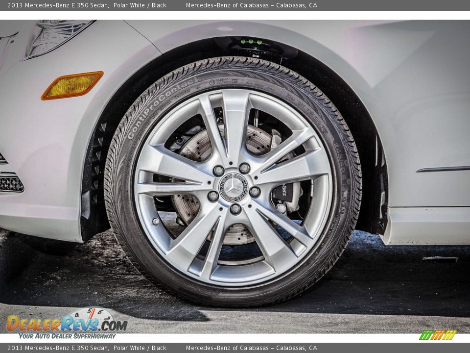 2013 Mercedes-Benz E 350 Sedan Polar White / Black Photo #10