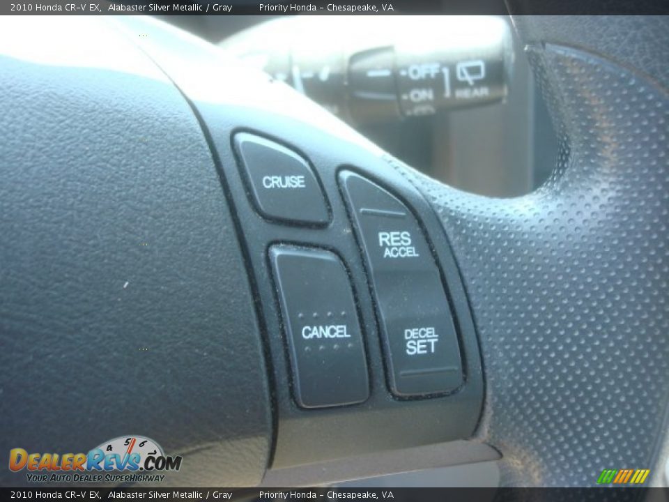 2010 Honda CR-V EX Alabaster Silver Metallic / Gray Photo #20