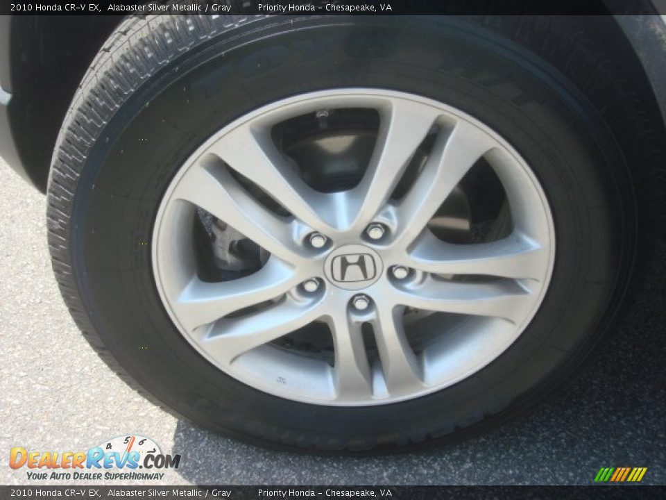 2010 Honda CR-V EX Alabaster Silver Metallic / Gray Photo #22
