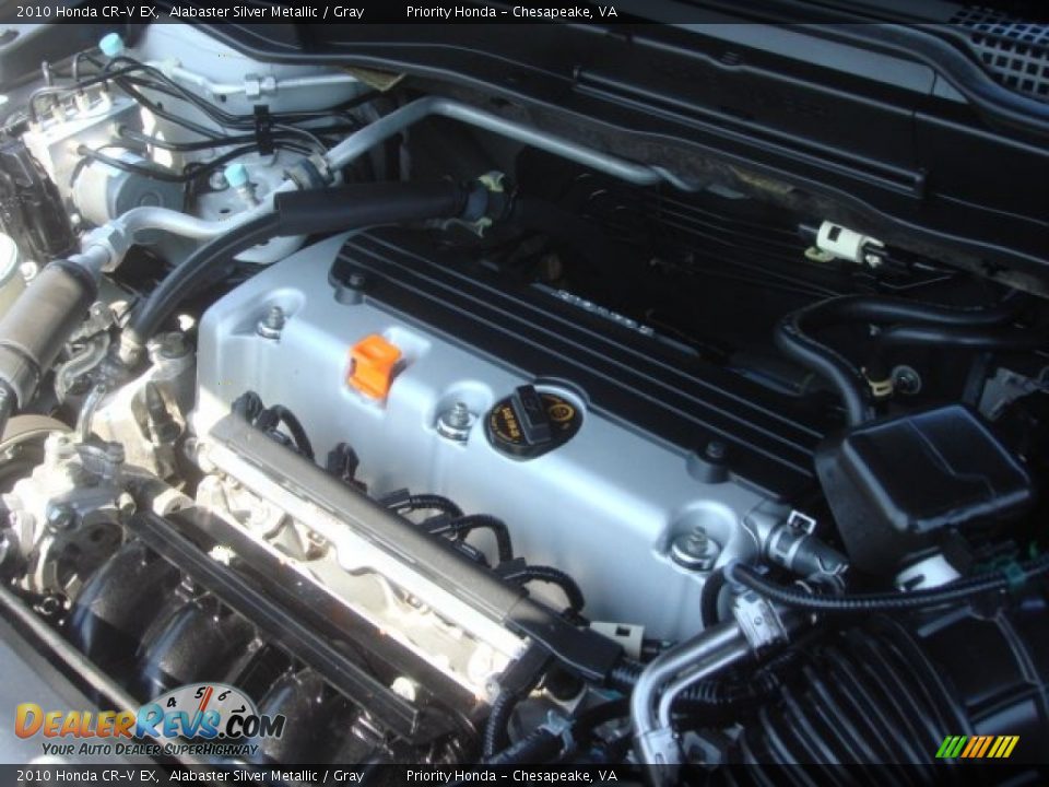 2010 Honda CR-V EX Alabaster Silver Metallic / Gray Photo #24
