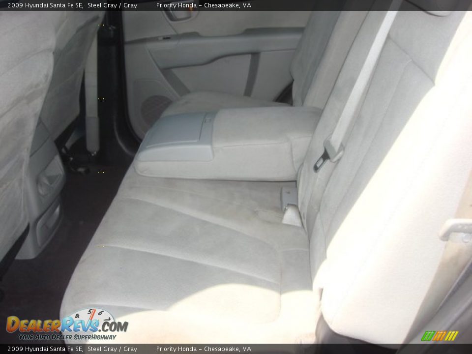 2009 Hyundai Santa Fe SE Steel Gray / Gray Photo #12