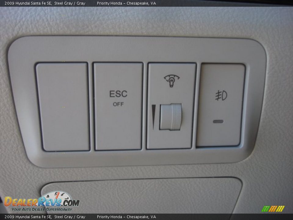 2009 Hyundai Santa Fe SE Steel Gray / Gray Photo #24