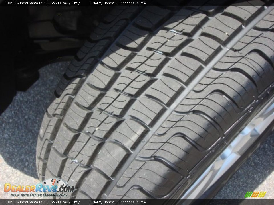 2009 Hyundai Santa Fe SE Steel Gray / Gray Photo #26