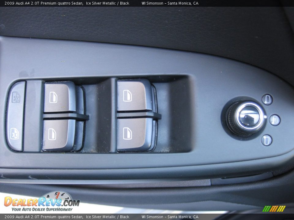 2009 Audi A4 2.0T Premium quattro Sedan Ice Silver Metallic / Black Photo #8