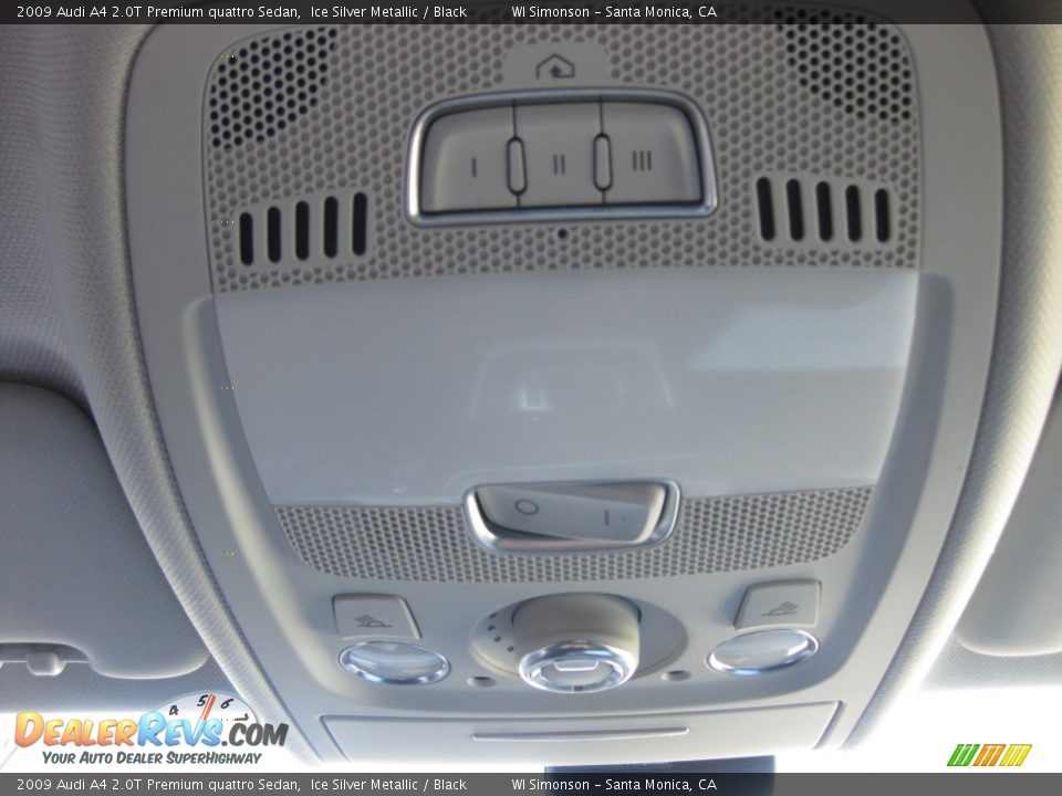 2009 Audi A4 2.0T Premium quattro Sedan Ice Silver Metallic / Black Photo #15