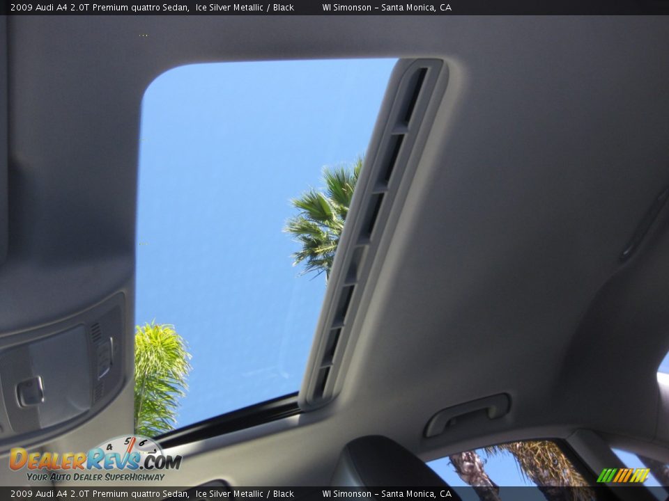2009 Audi A4 2.0T Premium quattro Sedan Ice Silver Metallic / Black Photo #20