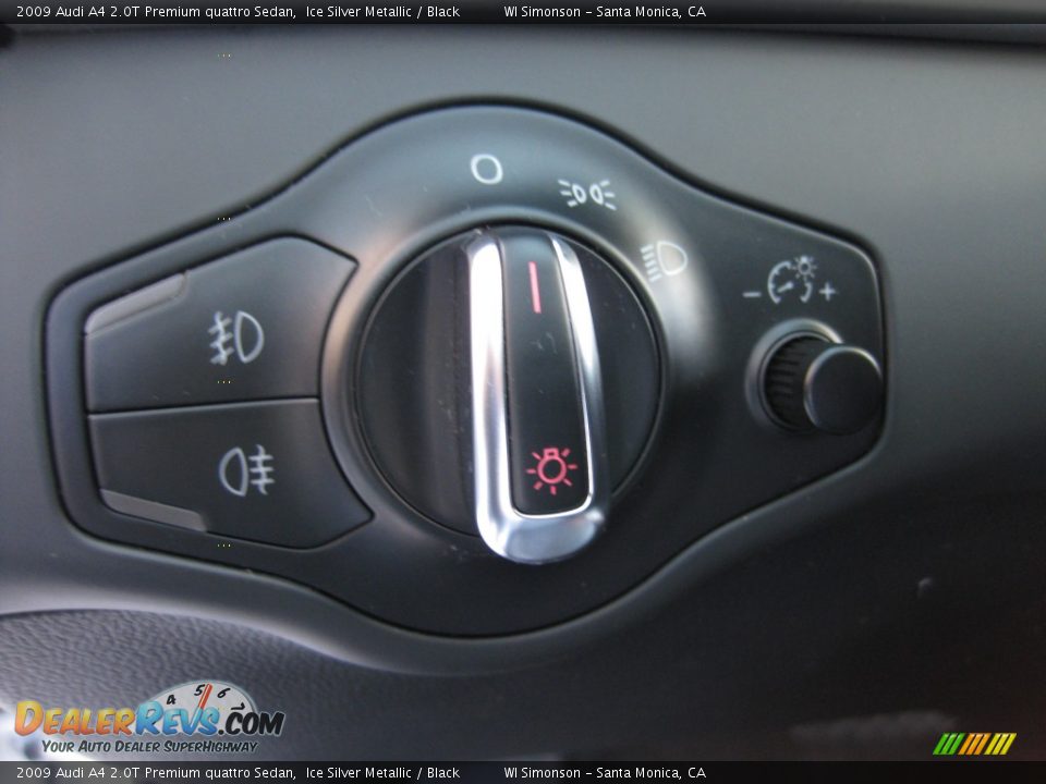 2009 Audi A4 2.0T Premium quattro Sedan Ice Silver Metallic / Black Photo #21