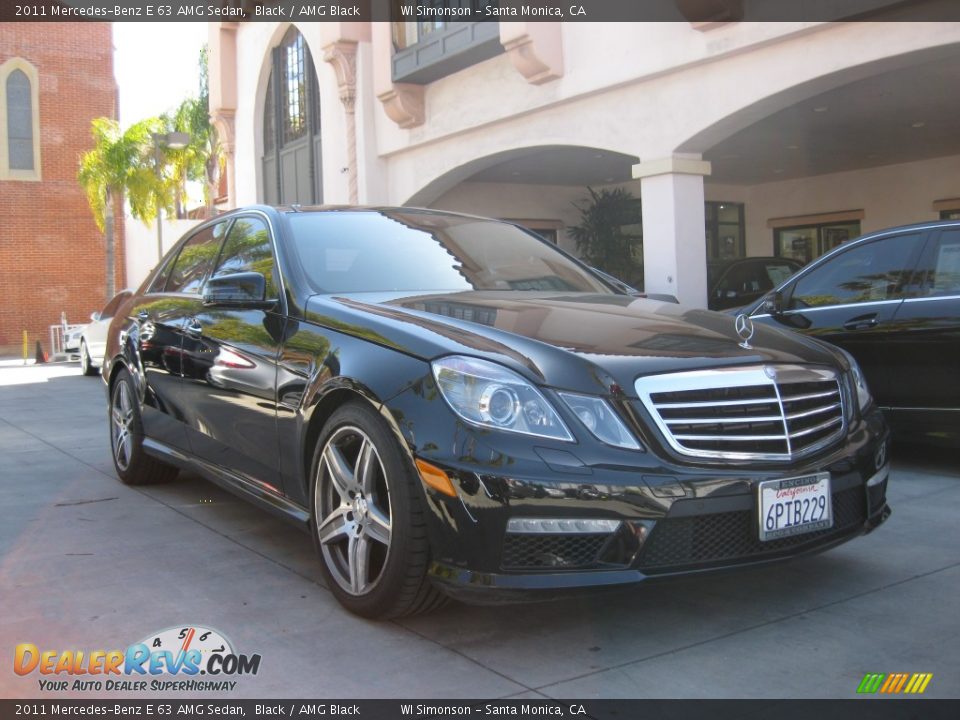 2011 Mercedes-Benz E 63 AMG Sedan Black / AMG Black Photo #1