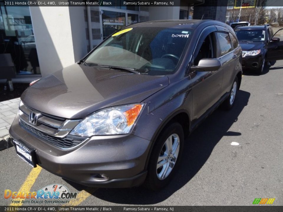2011 Honda CR-V EX-L 4WD Urban Titanium Metallic / Black Photo #1