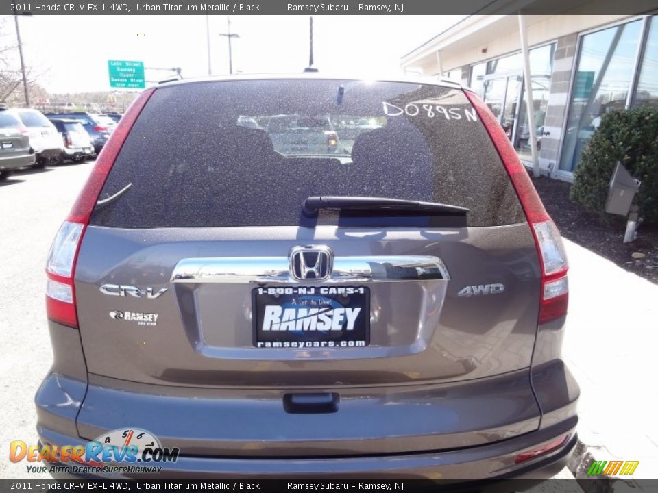 2011 Honda CR-V EX-L 4WD Urban Titanium Metallic / Black Photo #6