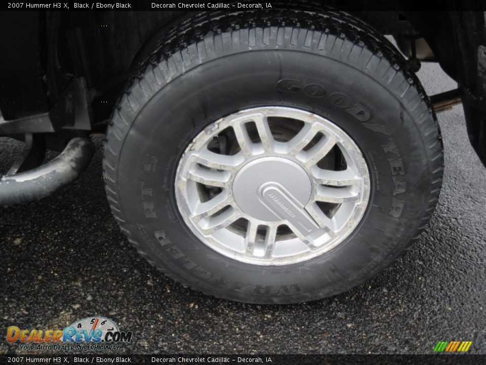 2007 Hummer H3 X Black / Ebony Black Photo #5