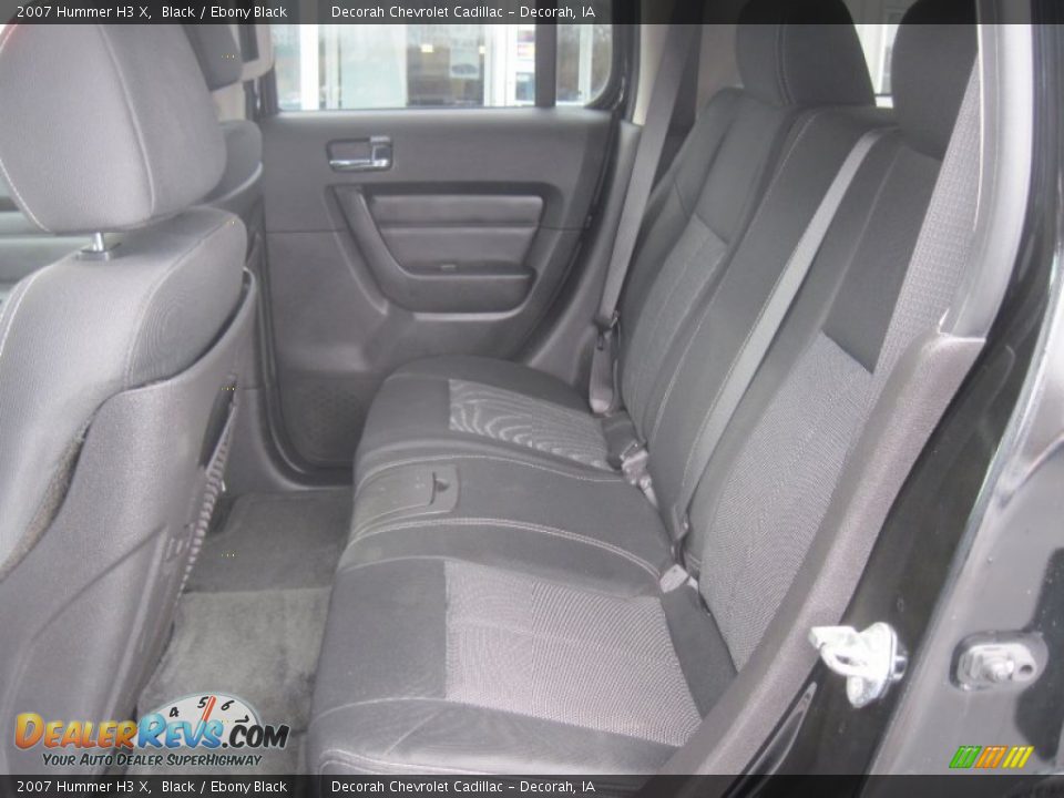 2007 Hummer H3 X Black / Ebony Black Photo #7