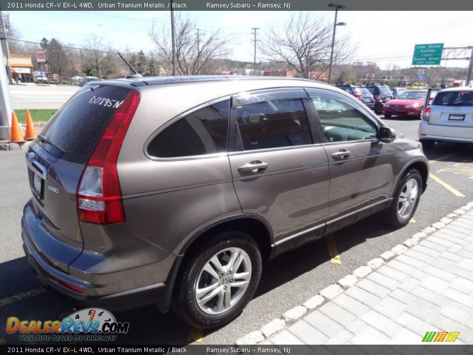 2011 Honda CR-V EX-L 4WD Urban Titanium Metallic / Black Photo #8